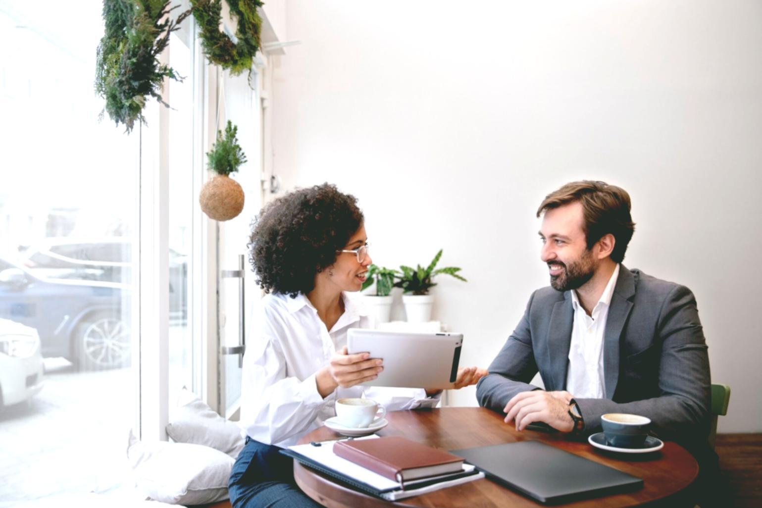 Financial planning expert reviewing customized strategies and flexible planning approaches